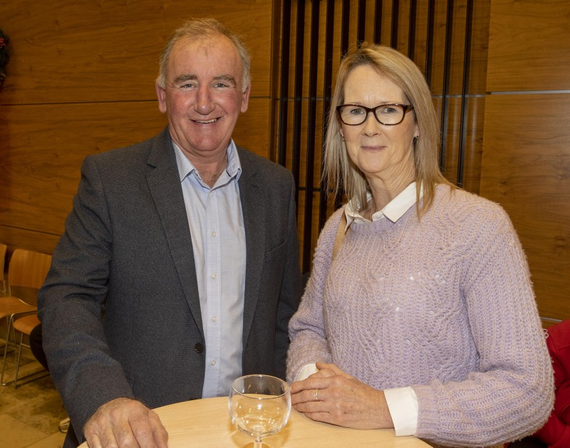 Robert Glenn and Zara Hutchinson who attended a Mayors reception held in Cloonavin to thank Salvation Army and Samaritans volunteers.