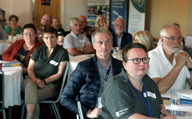 Attendees at the Cost of Living Crisis Information Event at the Hope Centre in Coleraine on 27th June.