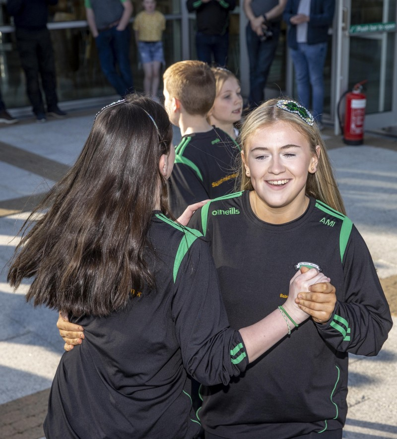 Members of the Scór na nÓg set-dancing team from Glenullin GAC perform at Cloonavin.