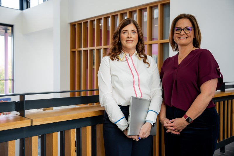 Róisín McAteer and Maria McLaughlin, owners of AdminAnswers NI, based in Dungiven and Kilrea, which provides virtual administration services to small businesses and sole traders across Northern Ireland, helping them manage day-to-day tasks like scheduling, correspondence, and research.