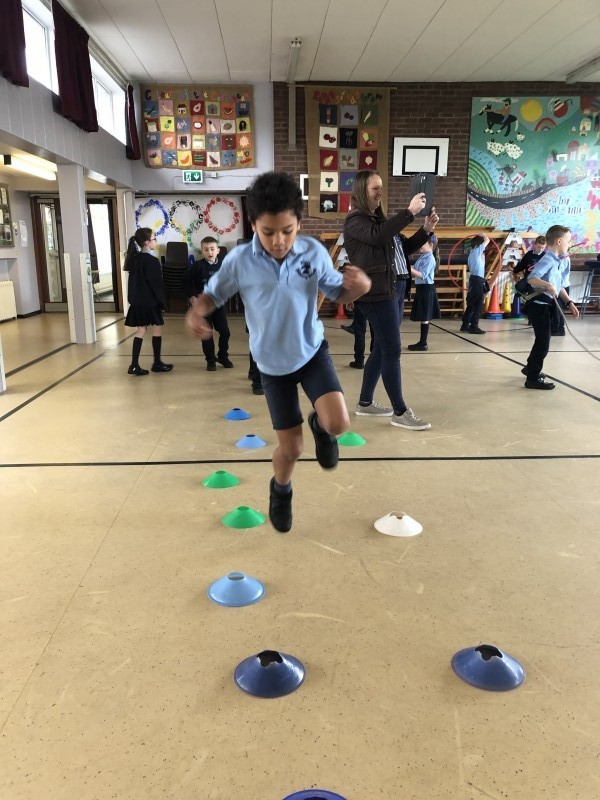 Pupils from Kilrea Primary School enjoy the Heritage Games organized by Causeway Coast and Glens Borough Council.