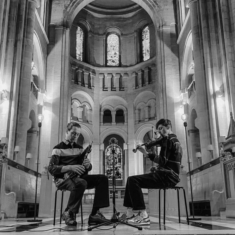 Lachlann and Murdoch McGibbin will perform during the Irish Language Week music trails in Portstewart and Portrush.