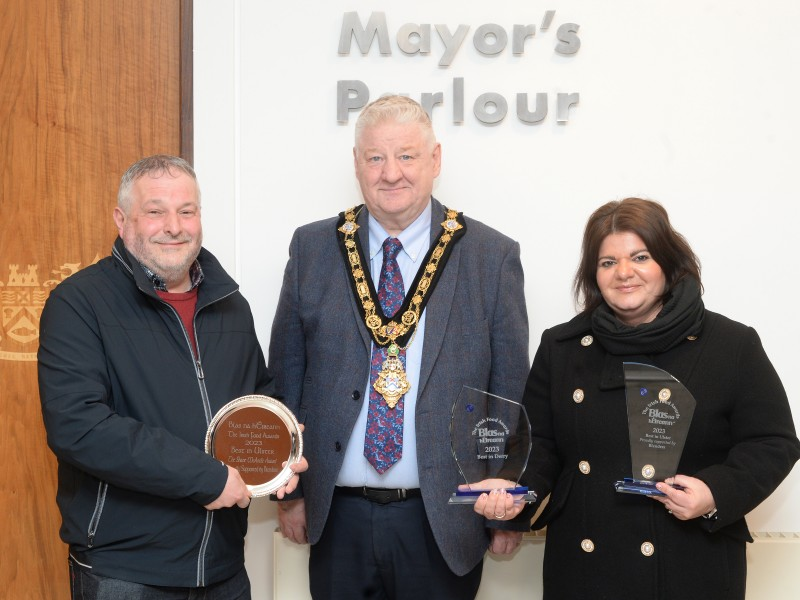 Marino and Daniela Morrelli of Morrelli's Ice Cream, who won several accolades at the Blas Na hEireann Irish Food Awards, including Supreme Champion Award. They also won a number of awards at the Great Taste Awards and the Irish Quality Food Awards.