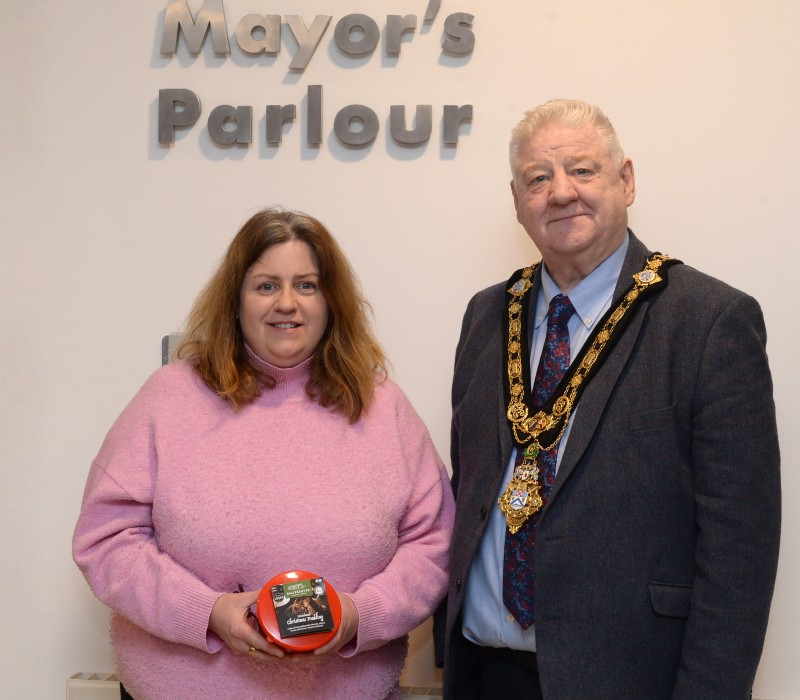 Amanda Hanna of Jam at the Doorstep, who won a Great Taste Award for her handmade Christmas pudding.