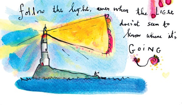 Colourful works by illustrator and animator Corinna Askin, the first Springhall Artist in Residence at Flowerfield Arts Centre in Portstewart.