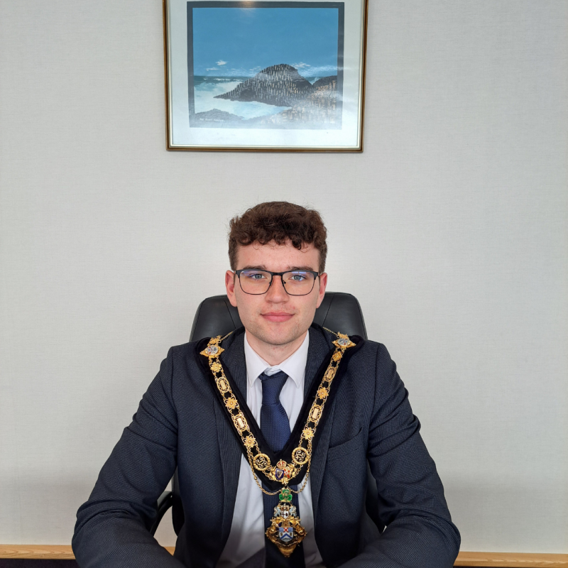 Mayor of Causeway Coast and Glens Councillor Ciarán McQuillan