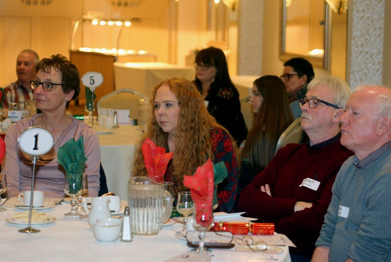 Representatives of Glor Limavady pictured at the event held in the Lodge Hotel to mark the finale of the Peace IV Sharing Your Community Space’ project.