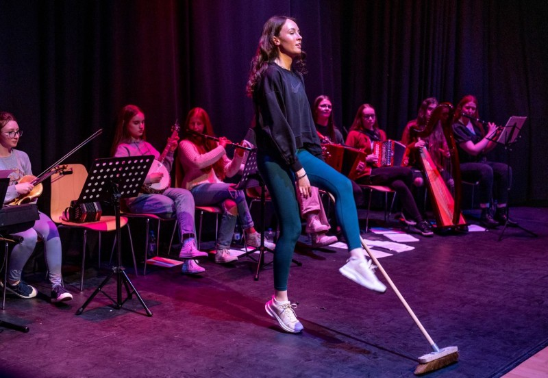 Young musicians, singers and dancers gave a special performance to mark the end of the Shared Music of Dalriada 2022/23 programme.
