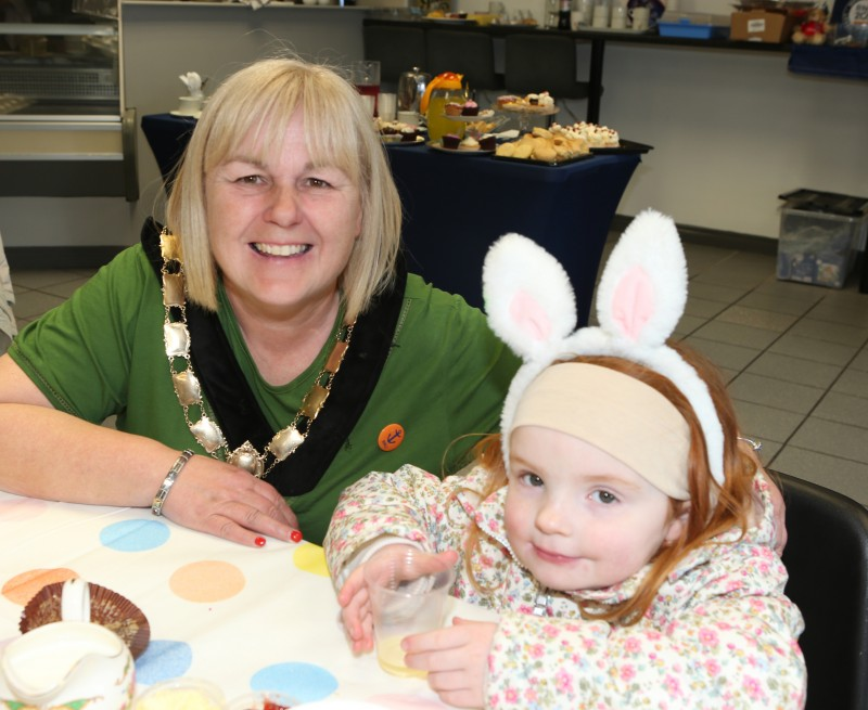 Deputy Mayor Councillor Margaret-Anne McKillop pictured alongside her great niece Rosa.