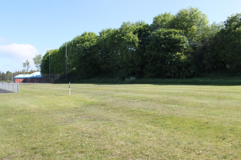 Roemills before. A closely cut lawn at Roemills Playing Fields in Limavady before it benefited from a change in grass management style under the Don’t Mow Let It Grow scheme