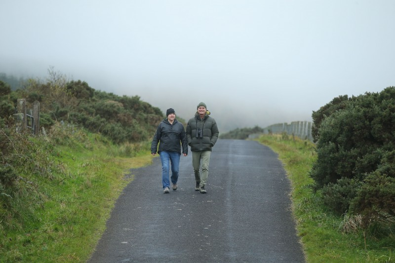 Blue Planet cameraman and BBC presenter, Simon King OBE pictured with Rachel Bain, Don’t Mow Let it Grow Project Manager