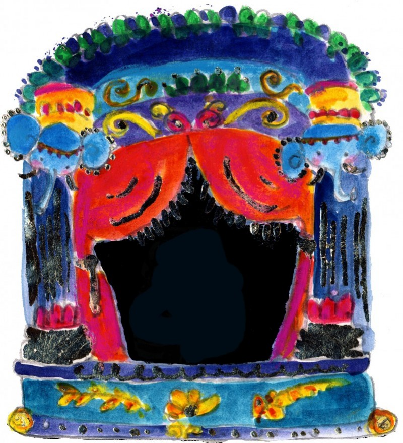 Colourful works by illustrator and animator Corinna Askin, the first Springhall Artist in Residence at Flowerfield Arts Centre in Portstewart.