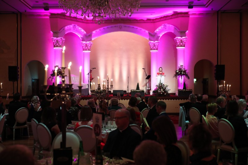 Over 500 people attended the gala dinner in the Tullyglass Hotel in honour of Mrs Joan Christie.