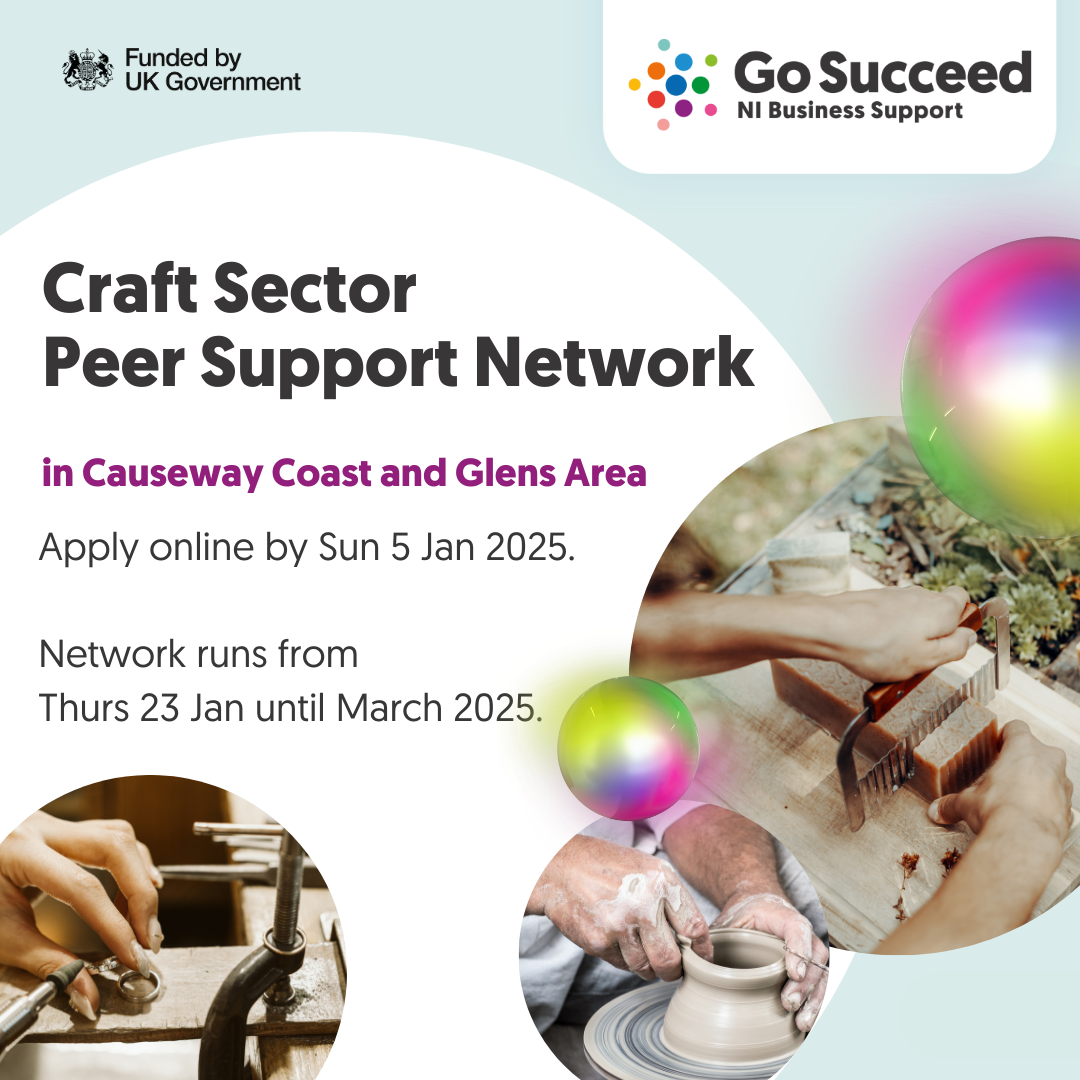 Craft Sector Peer Support Network (Apply by 5th Jan)