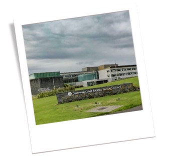 A photograph of Council Headquarters in Coleraine