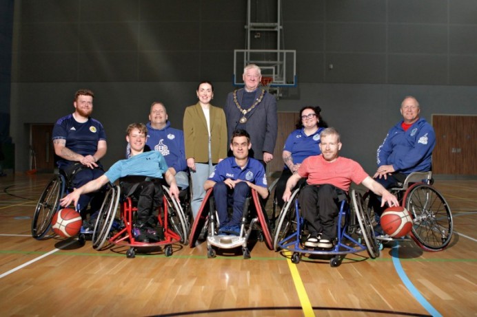 Mayor acknowledges the ‘inspirational’ work of Causeway Giants Wheelchair Basketball Team