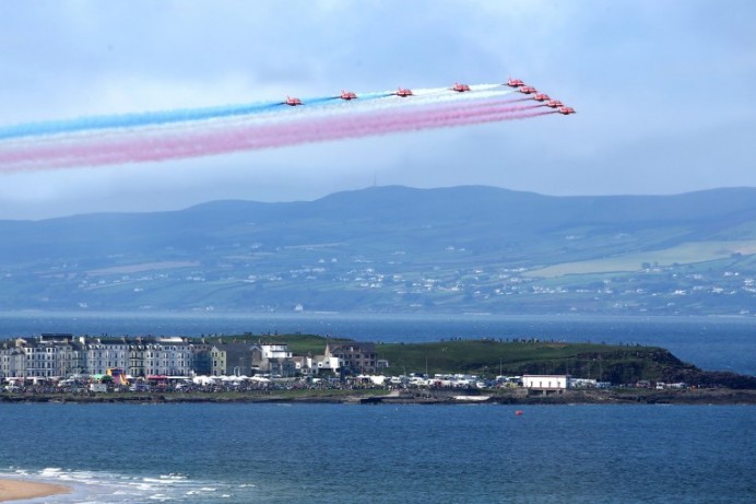 Celebrating 100 years of the RAF at Air Waves Portrush
