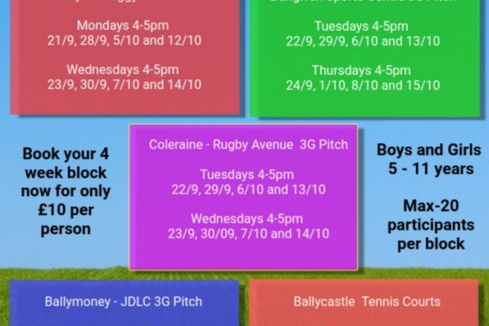 Book now for after-schools Multi Sport Camps for young people