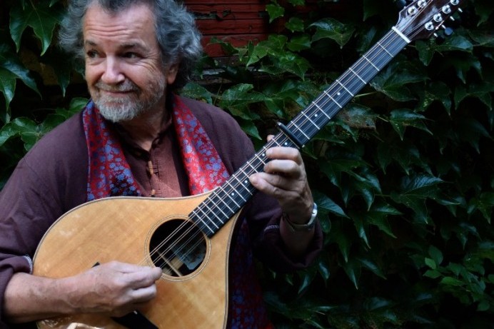 Andy Irvine on stage at Flowerfield Arts Centre