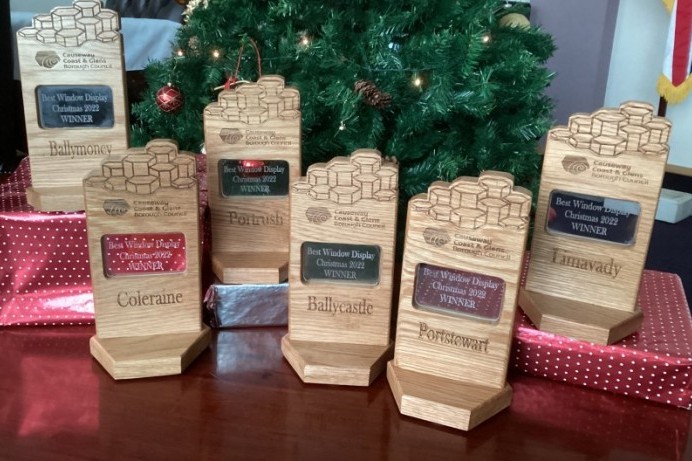 Causeway Coast and Glens 2022 Christmas window winners announced.  
