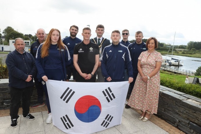 Mayor hosts reception for Irish Street League and Homeless World Cup players