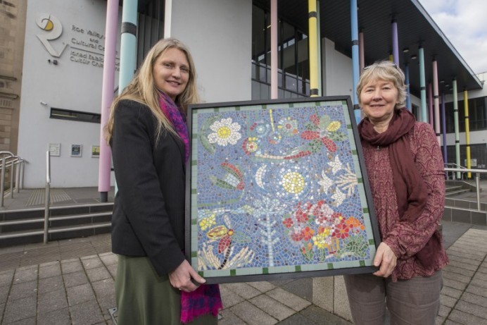 Art work created by Limavady residents goes on permanent display in Roe Valley Arts and Cultural Centre