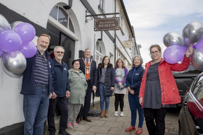 Mayor and volunteers mark the official opening of Ballycastle Museum 