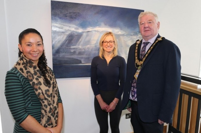 Discover the beauty of the coastline with Sarah Carrington’s new exhibition at Roe Valley Arts Centre