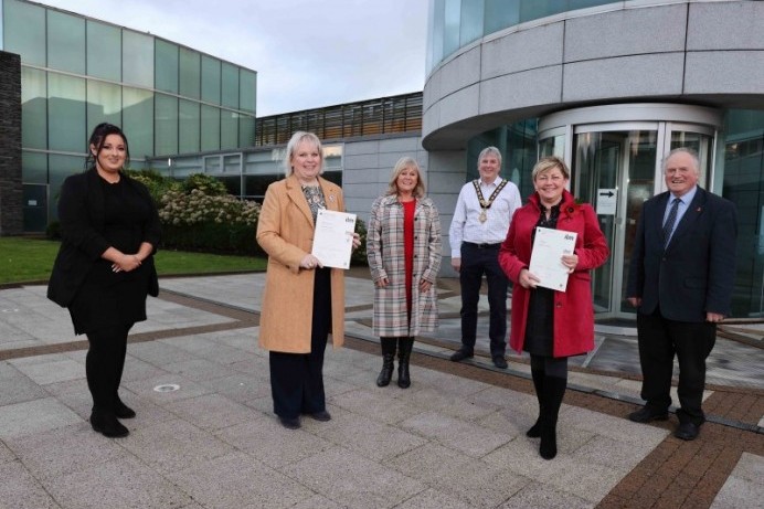 Leadership and Management Awards presented to two members of Causeway Coast and Glens Borough Council