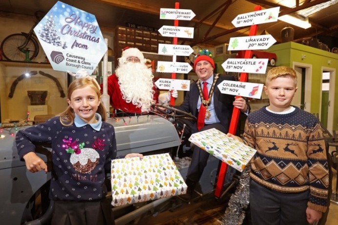 Santa’s Christmas Cavalcade set to travel across Causeway Coast and Glens
