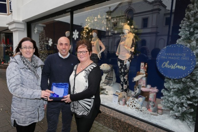 Moores named the winner of Coleraine Christmas Window Competition