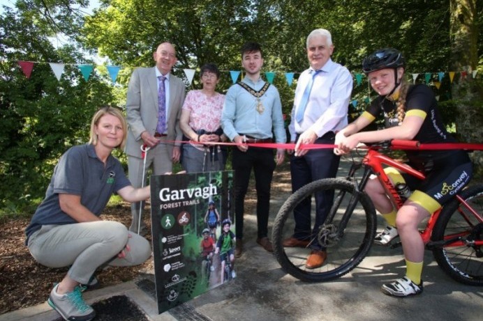 Launch of new cycling and walking trails at Garvagh Forest