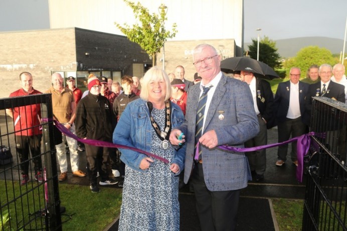 Deputy Mayor officially opens Dungiven Bowling Club’s new synthetic bowling green