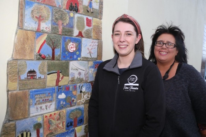 New public artwork officially unveiled at Flowerfield Arts Centre