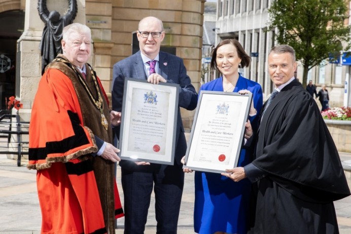 Health and social care workers awarded Council’s highest honour - Freedom of the Borough