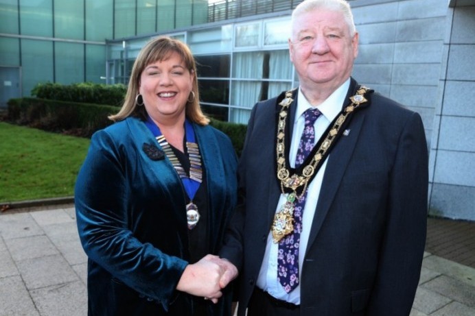 Mayor hosts new High Sheriff of Co Londonderry