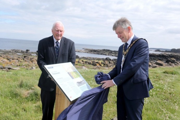 Restored World War II target arrow brings history to life along the Causeway Coast Way