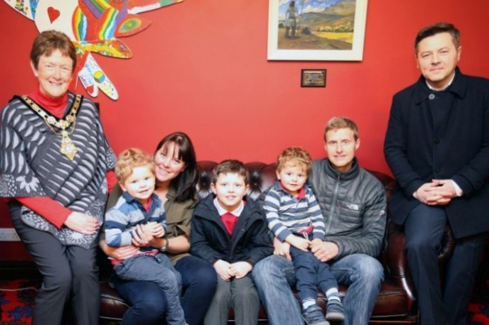 Mayor’s Reception held for Peter Cromie