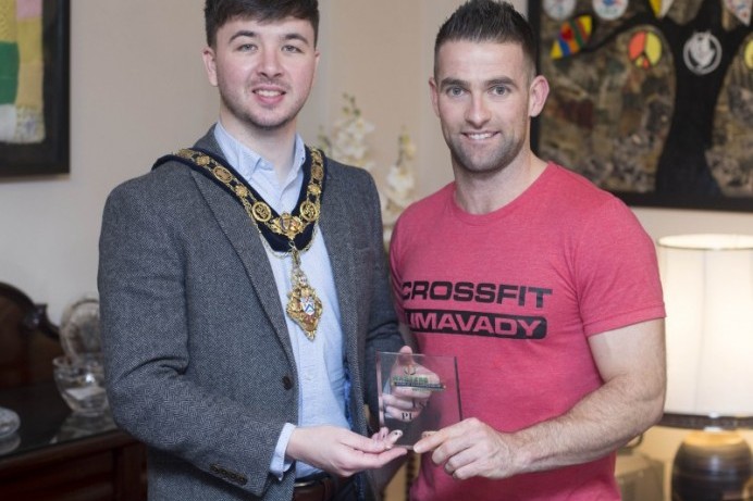 Mayor’s reception held for Michael Walsh 