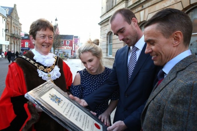 Freedom honour for Peter Chambers 
