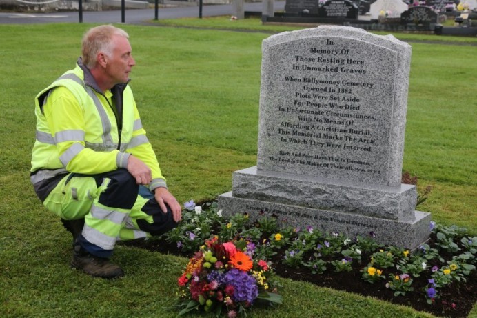 Memorial Service held at ‘Paupers’ Graves’ in Ballymoney