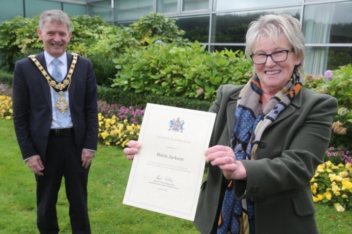 Mayor sends Certificate of Appreciation to NI Scrubs Causeway Coast volunteers