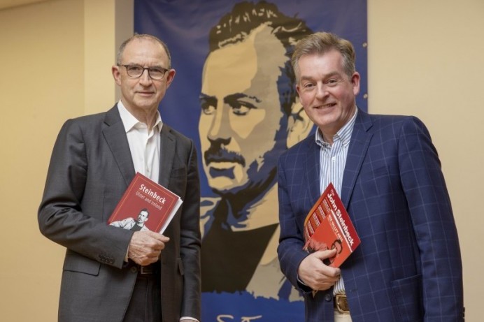 Sold out audience in Limavady for the launch of this year’s The Steinbeck Festival.