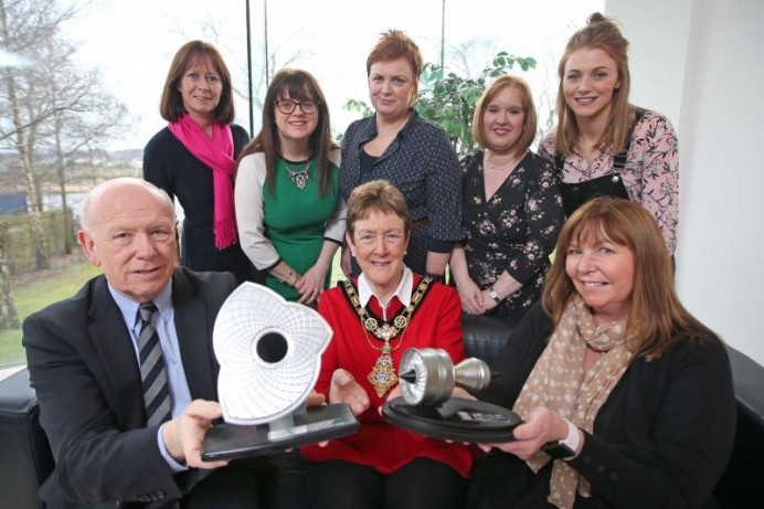 Civic reception held for shared school science project award winners