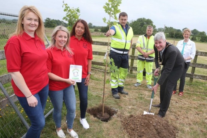 Community tree planting project takes place in Mosside