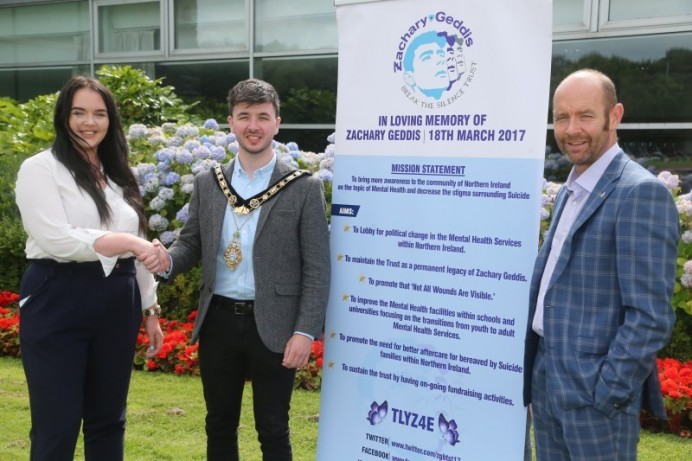 Mayor’s Coffee Morning marks new campaign by The Zachary Geddis Break The Silence Trust