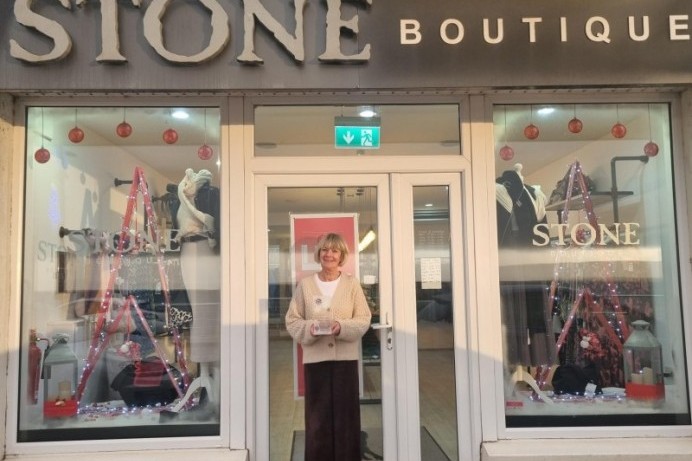 Christmas window winners receive bespoke handmade awards