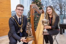 Ballycastle Irish dancer and musician Larissa Fleck recognised by Mayor